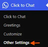 Click to Chat Analytics Navigation