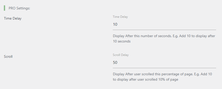 Time delay, Scroll