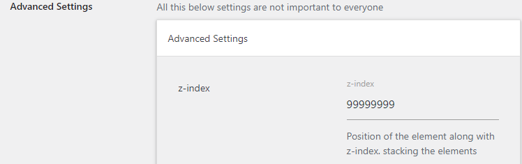 z-index 
