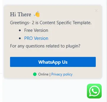 WhatsApp Greeting-Customizable-Design